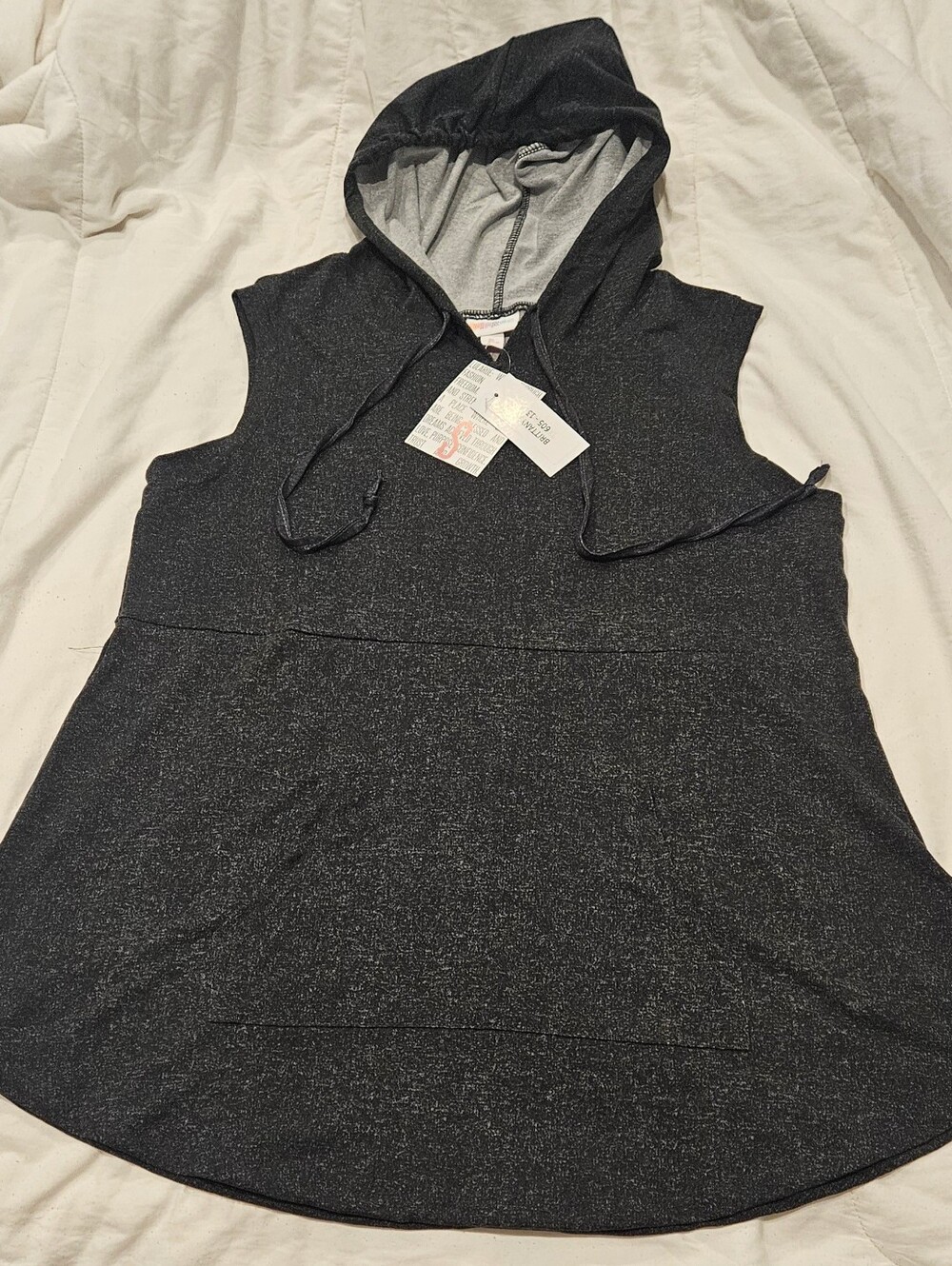 Lularoe Sleeveless Hooded Tank Top